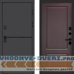 Дверь входная Termo Door Тренд Графит Марсель Шоколад